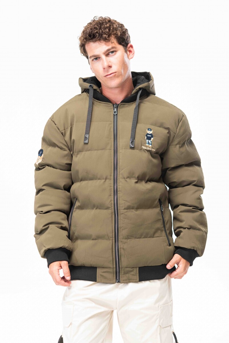 Campera REVER BEAR - Campera REVER BEAR Verde 