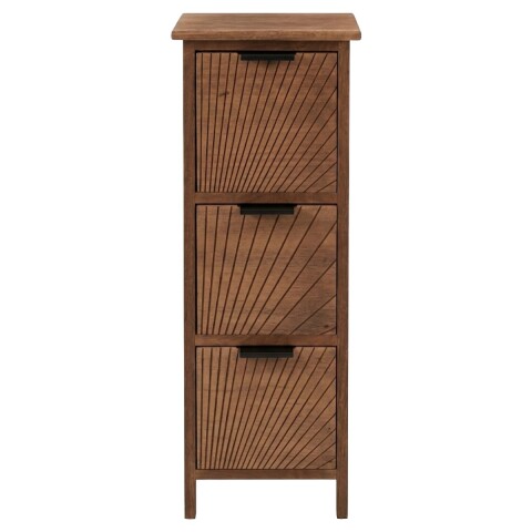 ESTANTE ORGANIZADOR C/3 CAJON MARRON Unica