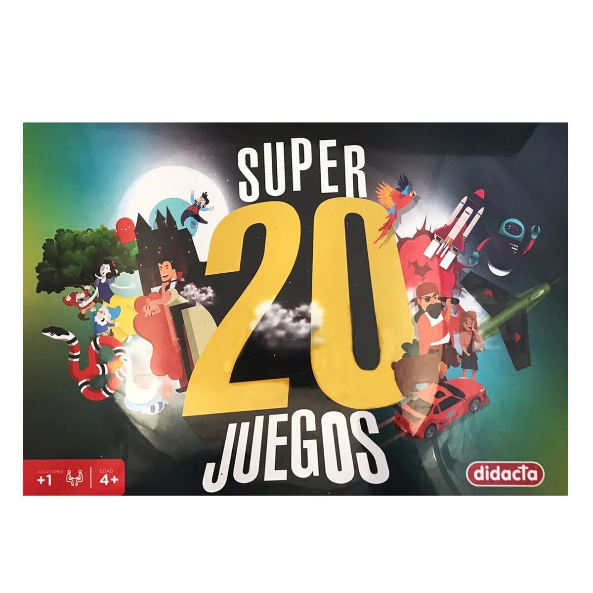 Super 20 Juegos De Mesa Didacta Familiar Ludo Damas 