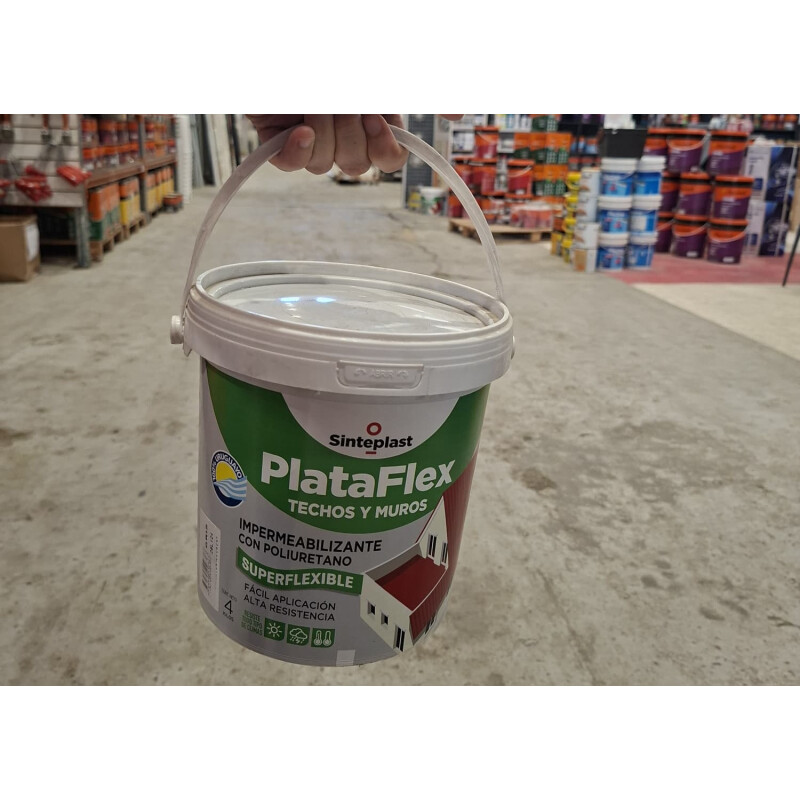 Membrana c/poliuretano PlataFlex 4kg Membrana c/poliuretano PlataFlex 4kg