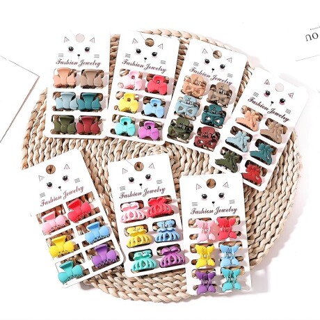 Set De Broches X6 Color Pastel Set De Broches X6 Color Pastel
