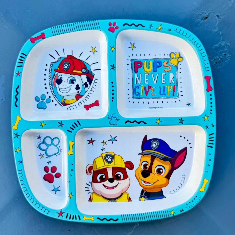 Plato Bamboo C/Repart P Masc Paw Patrol BAZAR BAMBOO PLATO C/REPART PAW P MASC