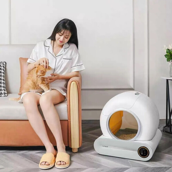 Arenero Caja Sanitario Caja Smart Inteligente App Wifi CAJA ARENERA SMART PARA GATOS JKQA001