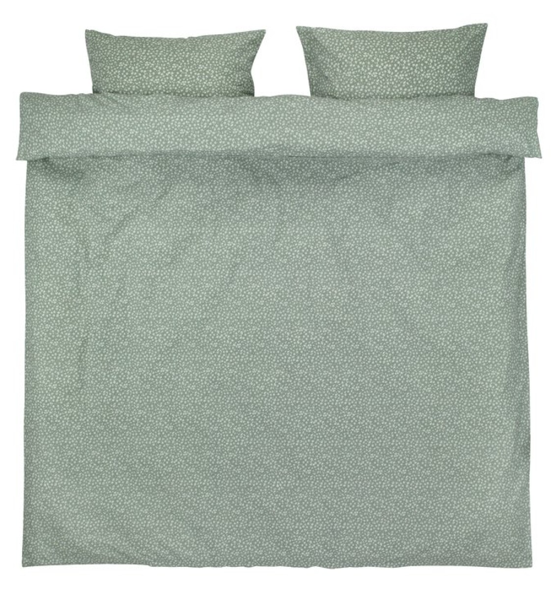 Juego funda nórdica HANNA - King 260x240 verde. 