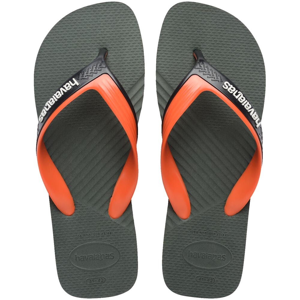 Sandalias Havaianas Dual Hombre Verde Oliva/Verde Oliva