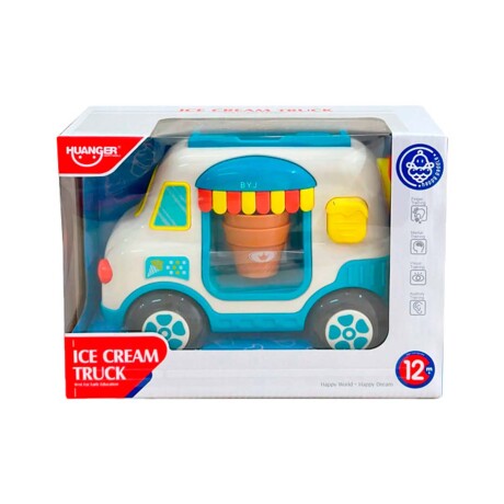 Juego de Baño Bebé con Agua Interactivo Camión de Helados Celeste