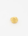 Anillos Medianos y Grandes Metal Anillo De Acero - Dorado