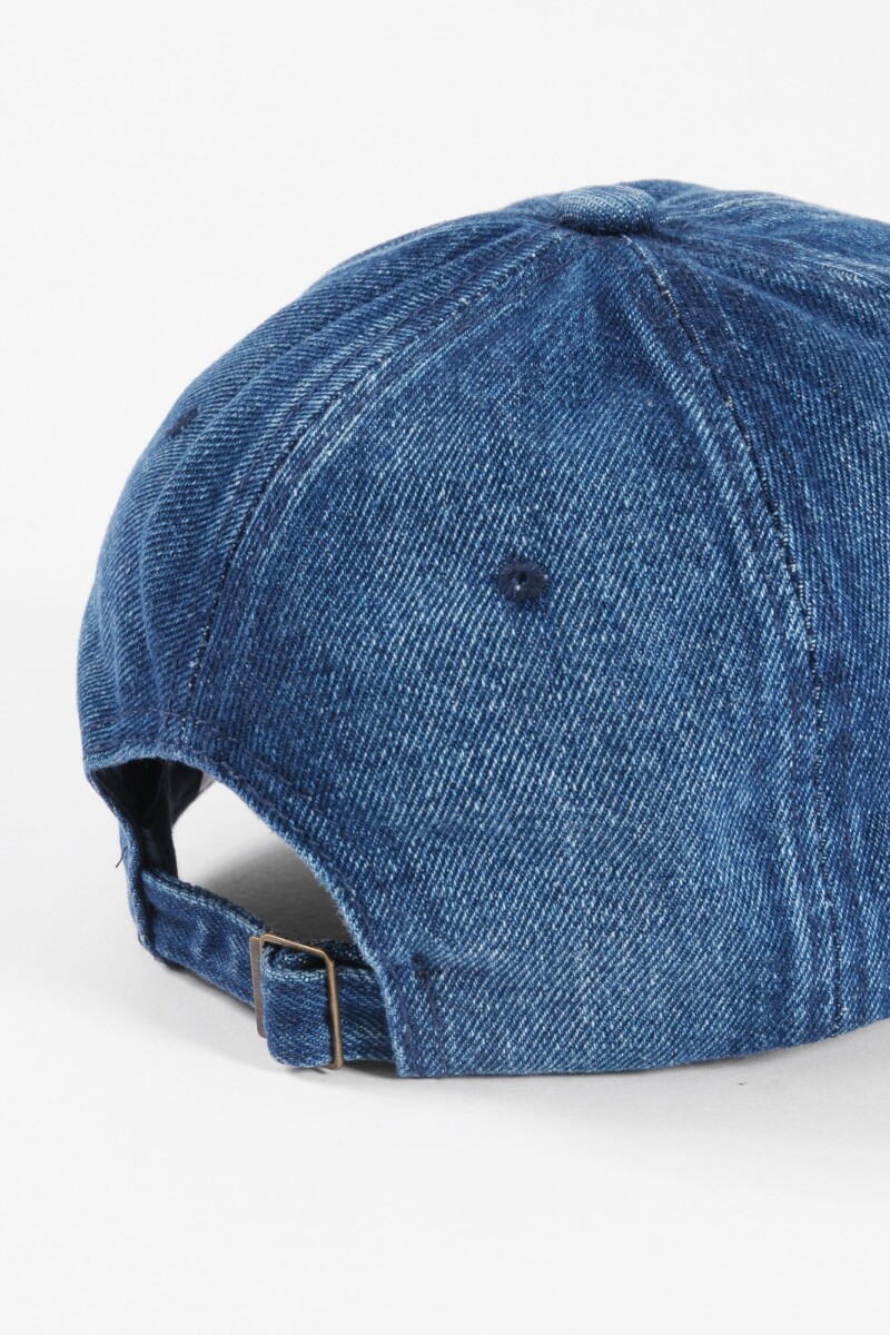 Cap denim azul