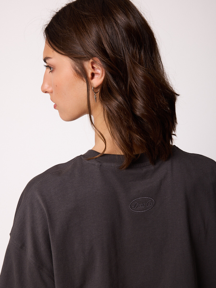 T-SHIRT FLOX DIXIE Gris Oscuro