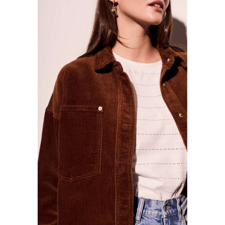 Sobrecamisa Corduroy Marrón