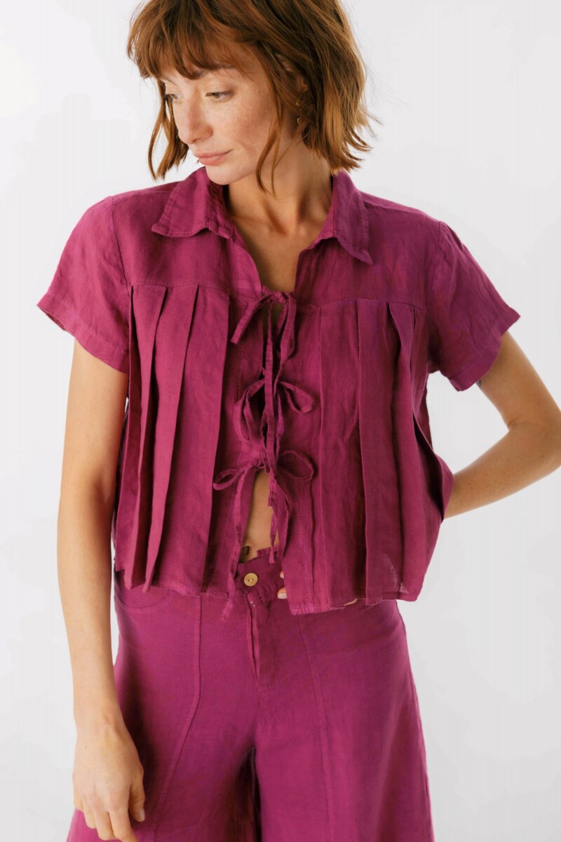 Camisa Enya - Magenta 