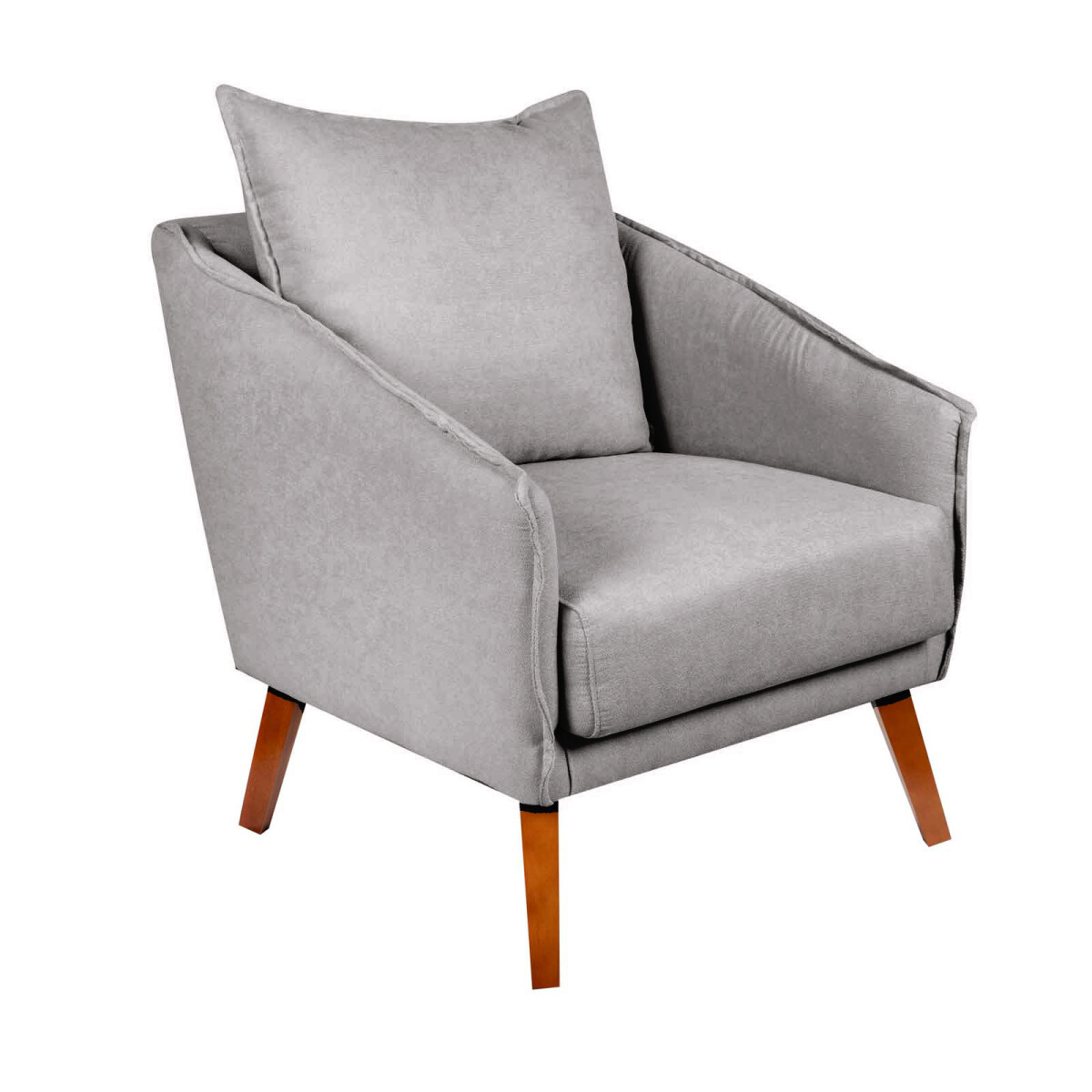 BUTACA - TELA-Y-MADERA GRIS COLIN 