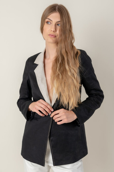 Blazer jackie Negro