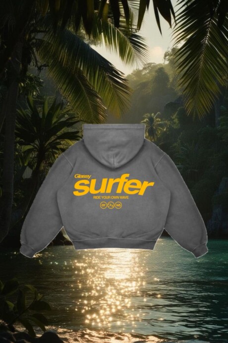 Hoodie Surfer / Gris U