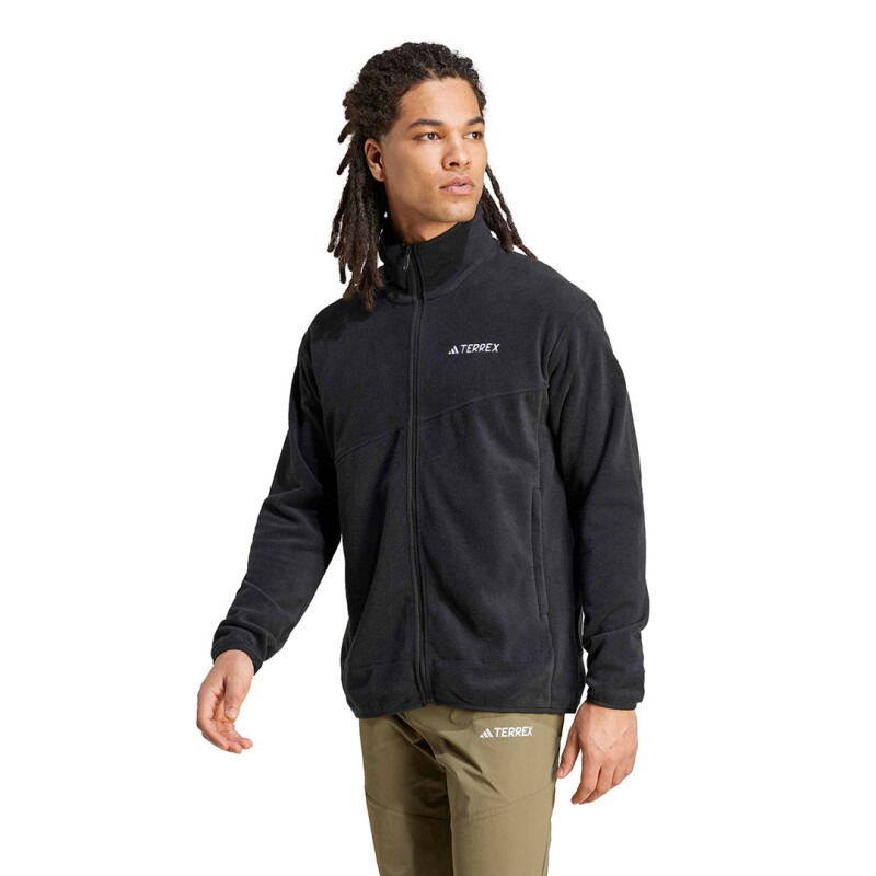 Campera de Hombre Adidas Mt Fz Fleece Negro