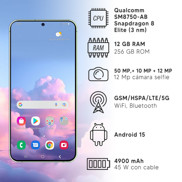 Samsung S25 Plus 12/256 Gb 5g + regalo VERDE