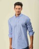Camisa Sport Algodón Manga Larga Celeste Fantasia