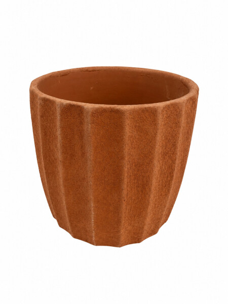 MACETA DECORATIVA MARRON