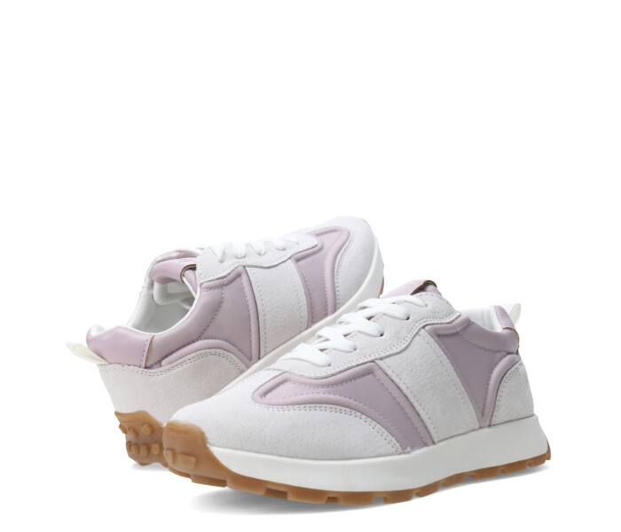 Championes de Mujer Miss Carol URTI Gris - Blanco - Lila