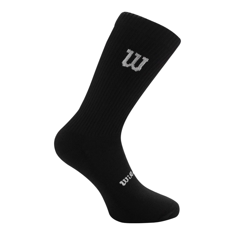 Medias Largas Pack X6 Pares Largas Unisex Negro