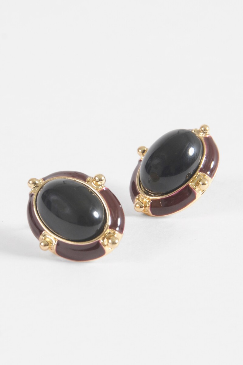 Caravanas retro multicolor