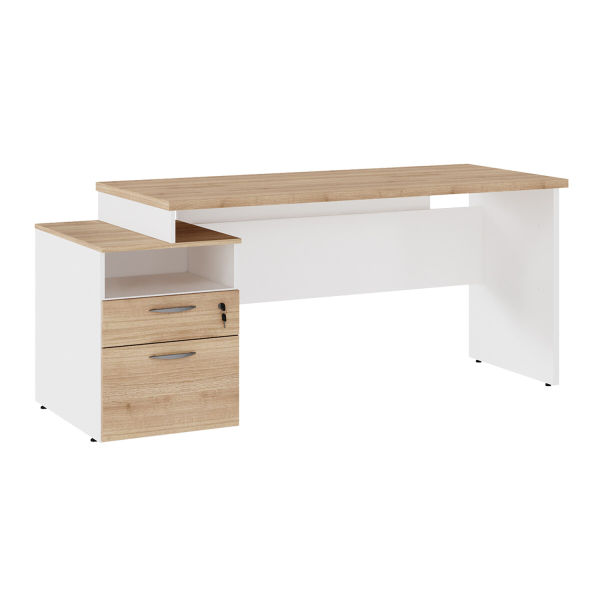 ESCRITORIO CORPORATIVO 1 CAJÓN MESA PARA PC LAPTOP COMPUTADORA 