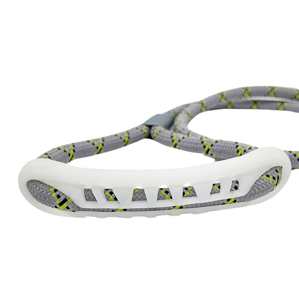Correa Perro 110Cm Reforzada Cuerda Ergonomica Hasta 60 Kg Variante Color Gris