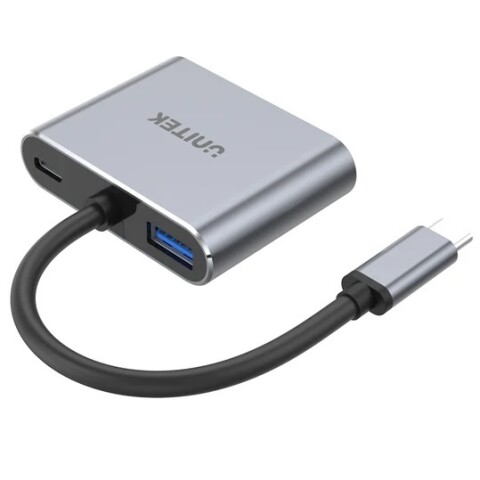 HUB USB-C Unitek 4 en 1 Dual Display PD 100W D1049A HUB USB-C Unitek 4 en 1 Dual Display PD 100W D1049A