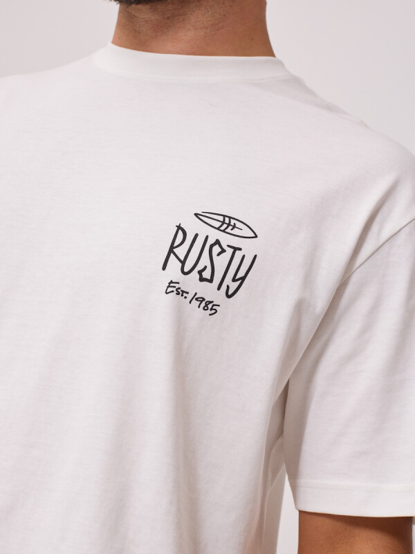 T-SHIRT ROKAI RUSTY Blanco
