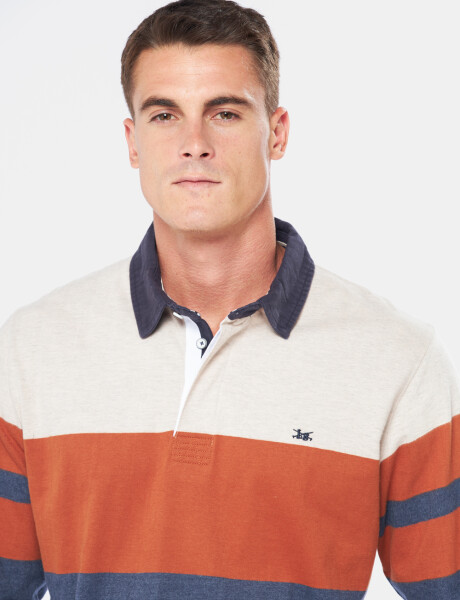 REMERA POLO RAYADA Arena