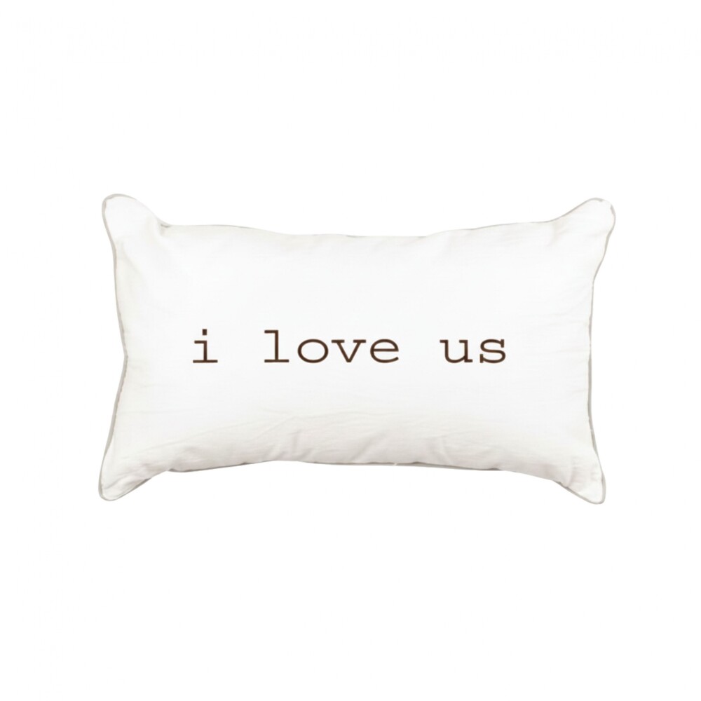 Almohadon Deco 60x36 Tusor - Pilar I Love Us