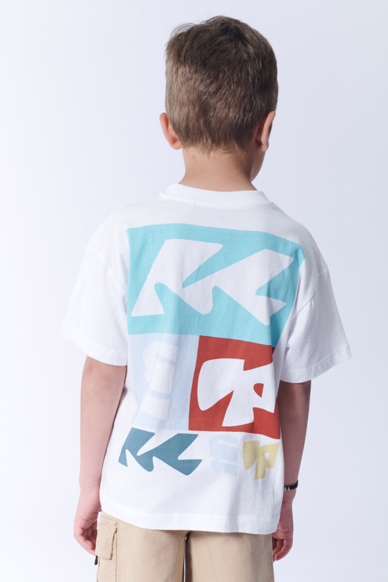 Remera algodón Colores Blanco