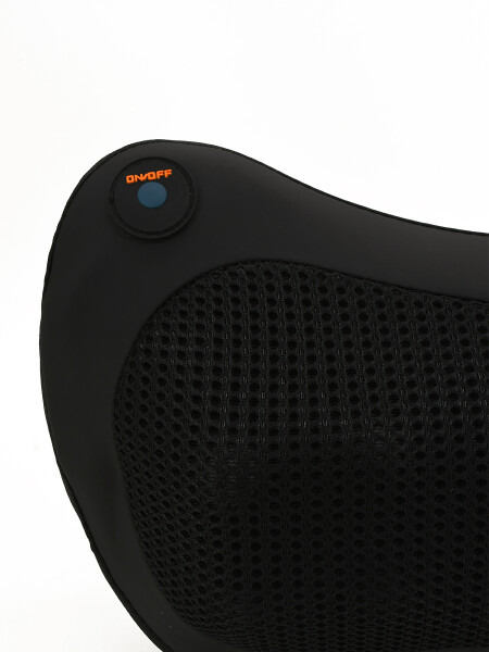 ALMOHADA MASAJEADORA 8 CABEZALES NEGRO