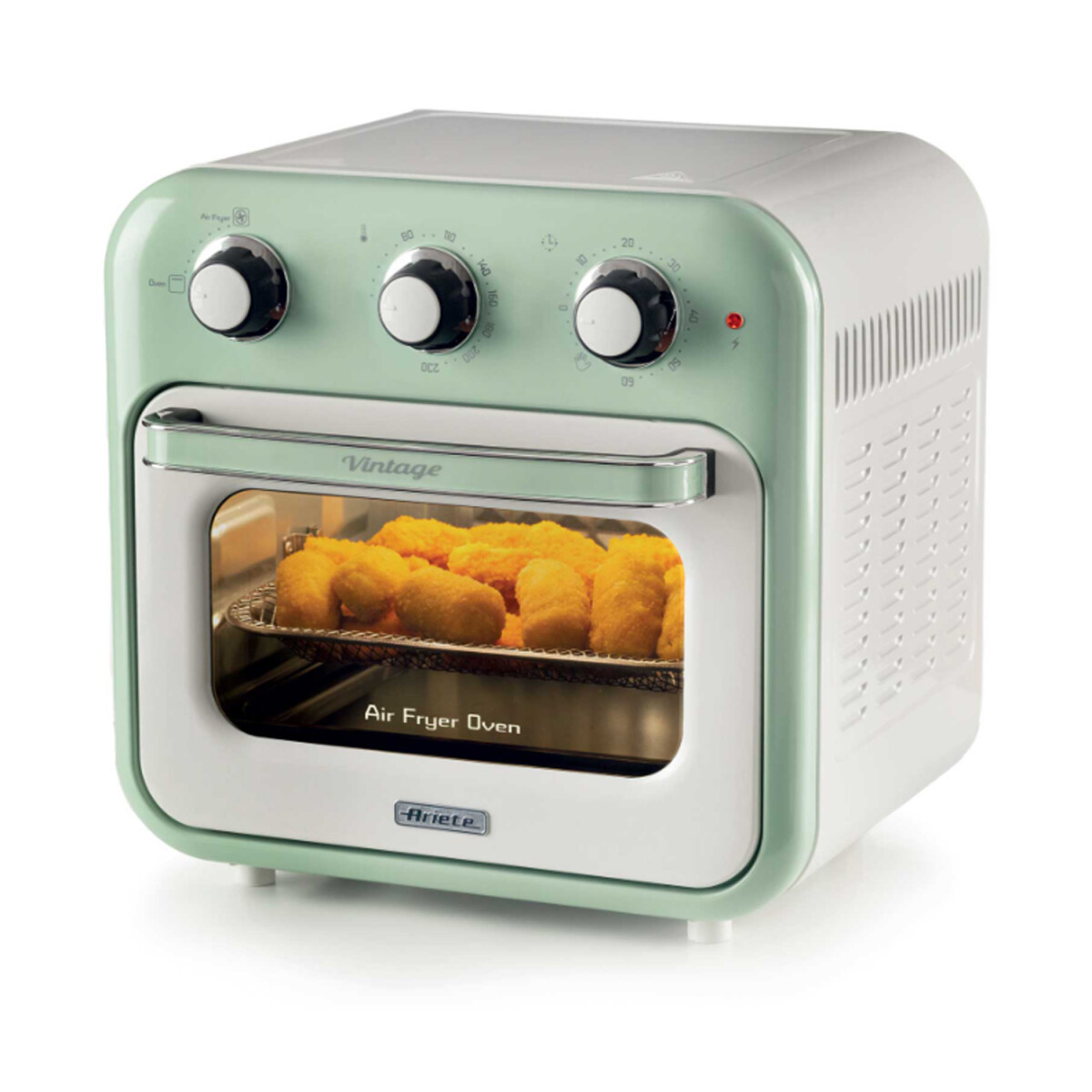 Freidora De Aire Ariete + Horno Vintage 16 L - VERDE 