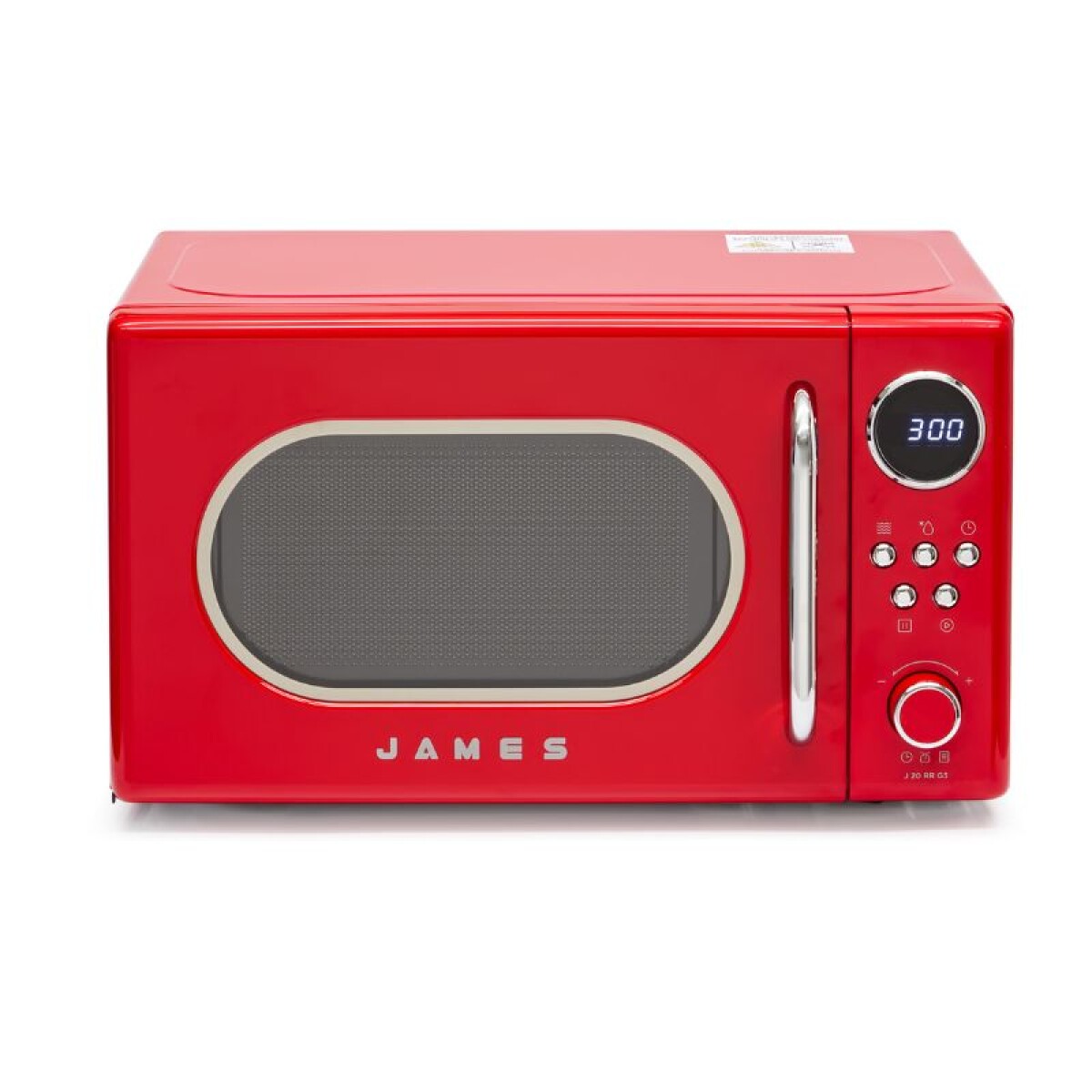 MICROONDAS JAMES RETRO MODELO J 20 RR G3 - ROJO 