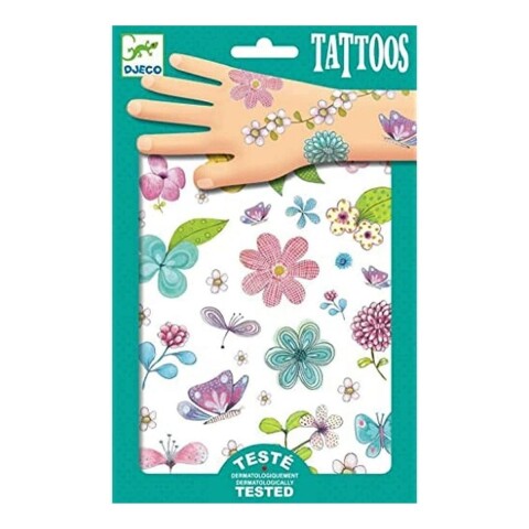 TATTOOS Set X50 Tatuajes Removibles Para Niños +3 Djeco - Bella Del Campo