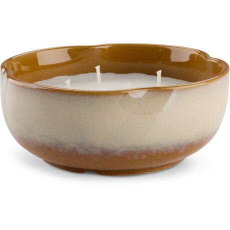 Vela Sander Ø14Xh6 Cm Almendra