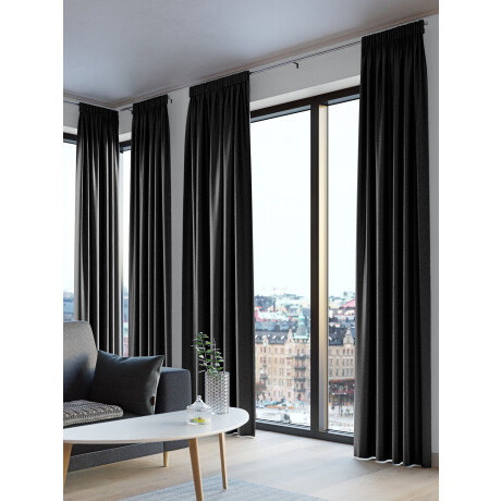Cortina Semiopaca Amungen 1X140X300 Negro