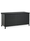 Baúl para guardar almohadones YDERUP A133xA64xP55 negro Baúl para guardar almohadones YDERUP A133xA64xP55 negro