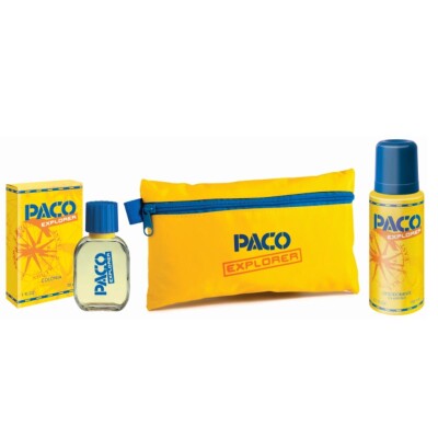 Colonia Paco Explorer 30 ML + Pack Desodorante y Estuche