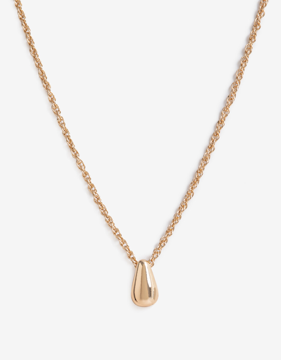 Cadena Corta Bañada En Oro 