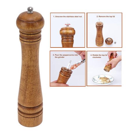 Molinillo Manuel Pimentero De Madera 21.5CM 001