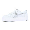 Championes Casuales Mujer Diadora Sportswear Blanco-Plata