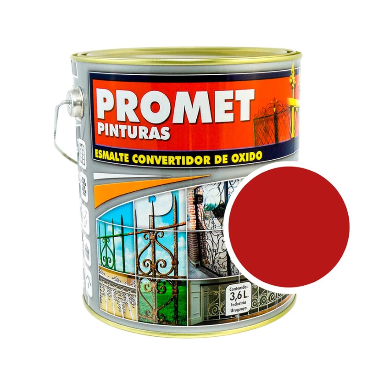 Esmalte Convertidor Bermellón 3.6 Lt. 