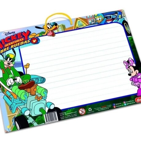 PIZARRA DOBLE FAZ EN MADERA MICKEY PIZARRA DOBLE FAZ EN MADERA MICKEY