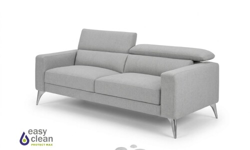 Sofá 3 cps MILO Easy Clean Gris