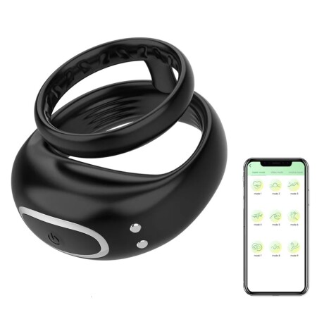 Anillo Vibrador Doble Con App Recargable Anillo Vibrador Doble Con App Recargable