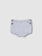 Pantalon De Micro Rayas Gris