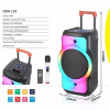 PARLANTE NDR-P44 -8” - 20W -37.5 cm -Portátil Sin color