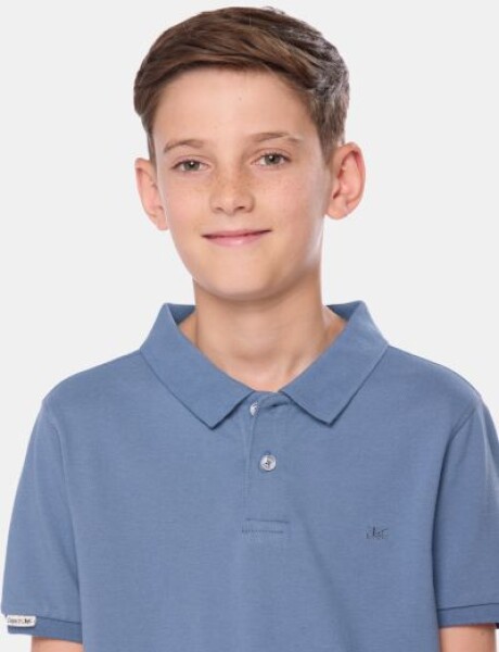 REMERA POLO DE ALGODÓN PIQUÉ Piedra